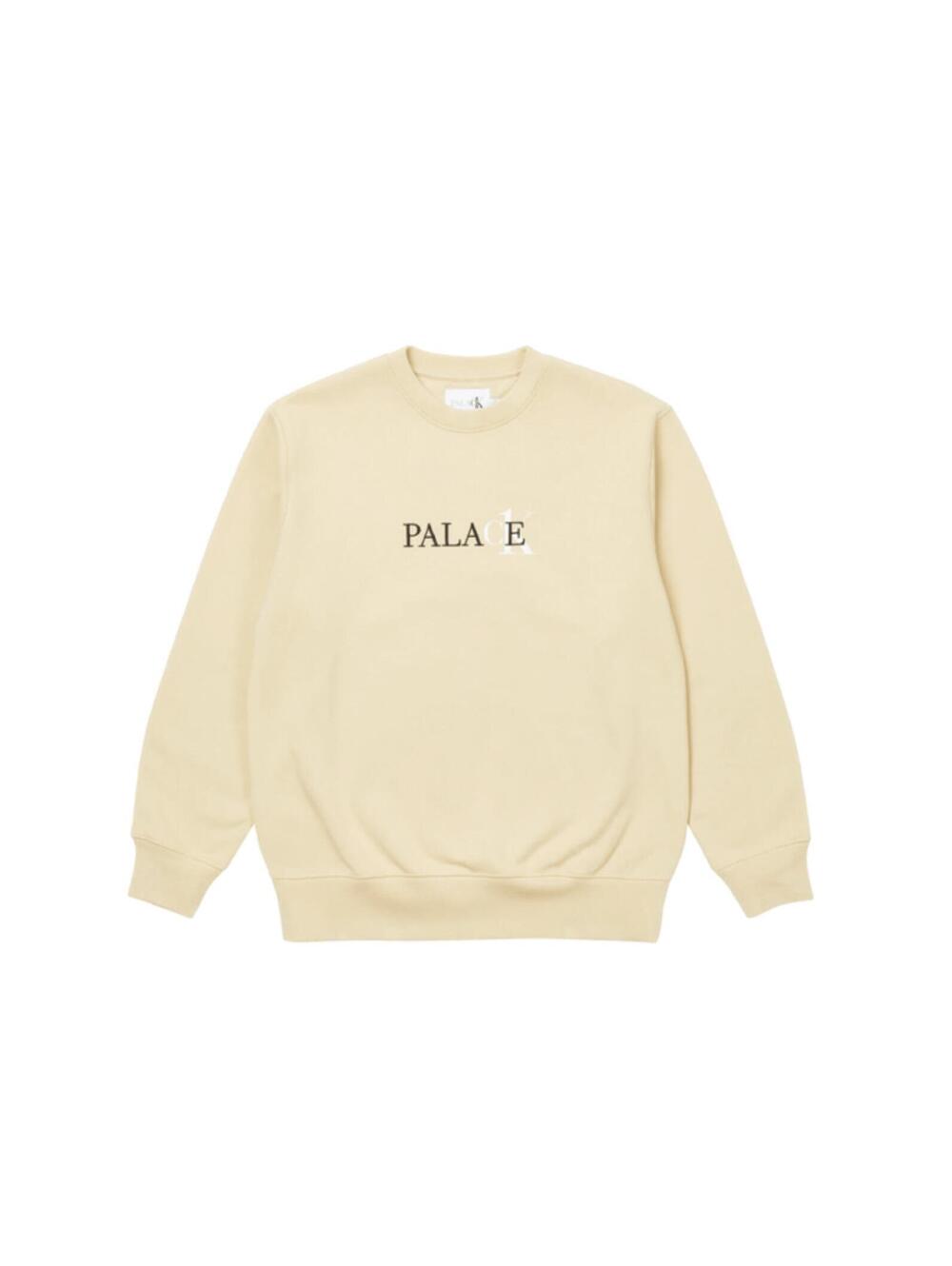 Palace X Calvin Klein CK1 Crew Wheat • XL